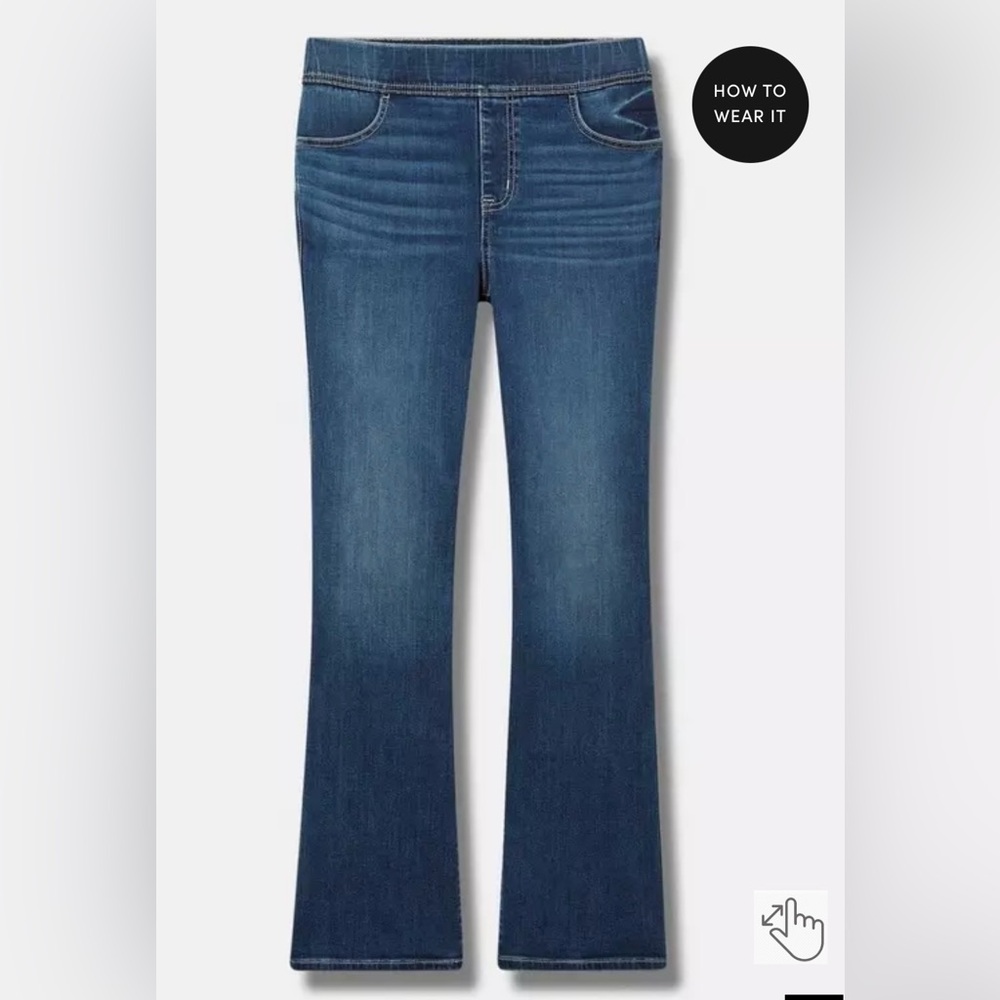 Torrid Lean Jean High-Rise Slim Boot - Picture 4 of 9